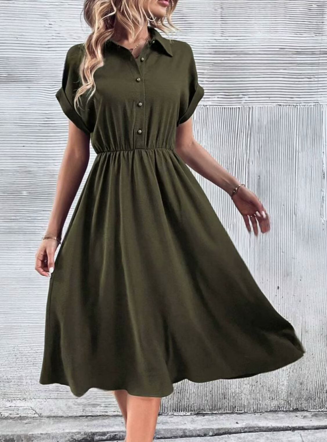 Robe Élégante en Coton – Confort et Style