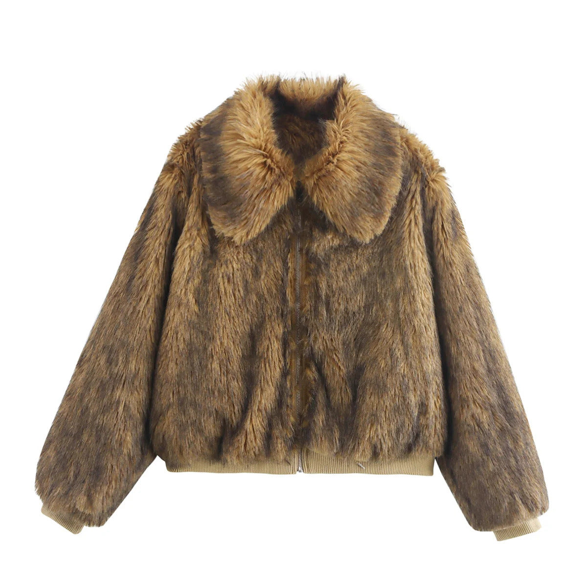 Veste Chic en Fausse Fourrure