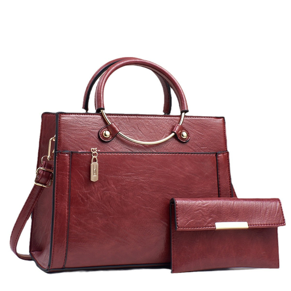 Sac vintage avec détails contrastés