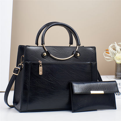 Sac vintage avec détails contrastés