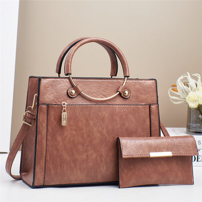 Sac vintage avec détails contrastés