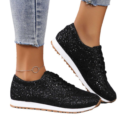 Brillez à chaque pas – Baskets Pailletées Glamour !